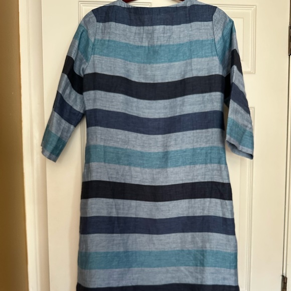 NWOT Nuthatch classic with a twist front placket striped linen dress - Picture 6 of 8